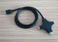 hdmi線（十字形）展品定制，從零制作的pcb電路板內(nèi)部電路