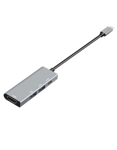 4口USB Type-C擴展塢鋁合金